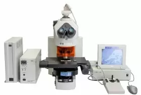 8990r Nikon 90i Eclipse Microscope System With Prior Motorized Stage Accessories