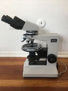 954966 Nikon Polarizing Microscope Labophot Binocular With Bertrand Lens - Complete/sweet #2