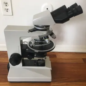 954966 Nikon Polarizing Microscope Labophot Binocular With Bertrand Lens - Complete/sweet #3