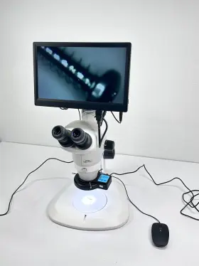 Au-300-hds Nikon Stereo Microscope Smz745t With Accu-scope Camera And Objectives