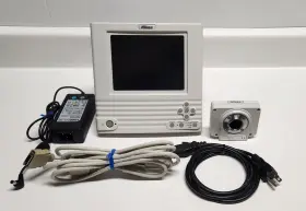 Ds-l1 Nikon Digital Sight Microscope Camera Ds-sm And Monitor With Cables Ps
