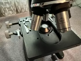 72971 Nikon Nippon Kogaku 1950s Kagaku Microscope With Binocular And Rare Camera Atch 3 Boxes #3