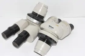 Smz-32 Nikon Lot Of 2 Binocular Microscope Heads #2