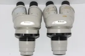 Smz-32 Nikon Lot Of 2 Binocular Microscope Heads