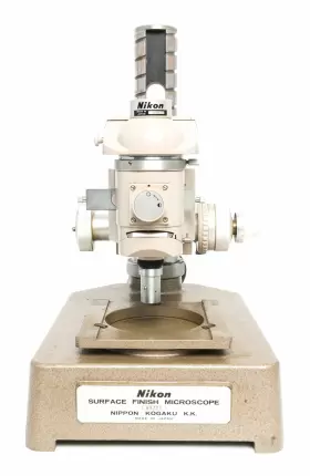 69721 Nippon Kogaku Nikon Surface Finish Vintage Microscope W Lenses For Parts Only #3