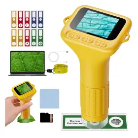 Inskam375a Nocoex Portable Digital Microscope For Kids - 1000x Handheld Camera With