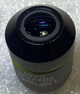 Olympus 20x/0.40 /0 Lmplanfi Microscope Objective Lens Made In Japan Free Ship #3
