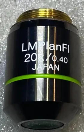 Olympus 20x/0.40 /0 Lmplanfi Microscope Objective Lens Made In Japan Free Ship