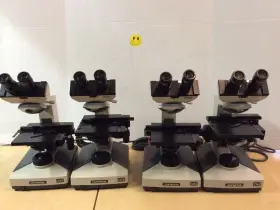 7e0004 Olympus Ch-2/cht Binocular Microscope With No Objectives Lot Of 4