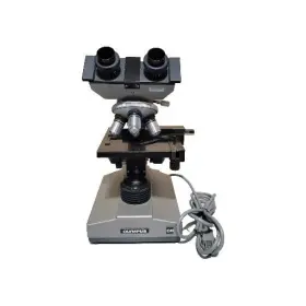 802616 Olympus Chb Binocular Microscope With Objectives Hi 100 Pl40 10 40 No Oculars
