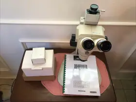 Sz1145tr Olympus 9c15262 Stereozoom Trinocular Microscope Usb 5mp Camera And Light Ring