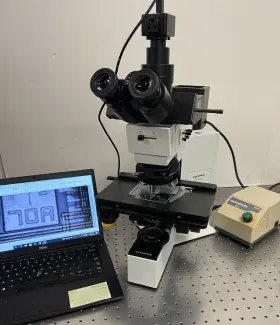 Bx40m Olympus Lwd Trinocular Pol /bf Metallurgical Microscope 5mp Cam