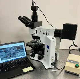 Bx41m Olympus Semi Apo Trinocular Bf/df Pol Metallurgical Microscope 5mp Cam #2