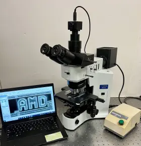 Bx41m Olympus Semi Apo Trinocular Bf/df Pol Metallurgical Microscope 5mp Cam
