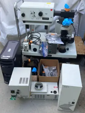 Bx50wi Olympus Microscope With Laser And Other Parts