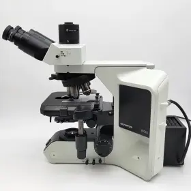 Bx53 Olympus Microscope With Dic Fluorite Objectives And 6 Position Nosepiece #2