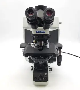 Bx53 Olympus Microscope With Dic Fluorite Objectives And 6 Position Nosepiece #3