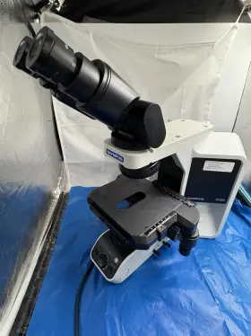 Bx53f Olympus Biological Microscope With U-tbi-cli Tilting Binocular Head /stage