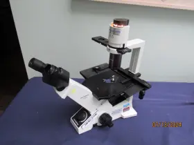 Ck30-f100 Olympus Ck30 Inverted Phase Contrast Microscope 3 Objectives 4 10 20