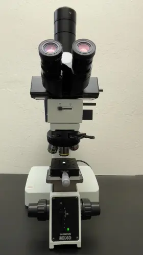 Mx40f Olympus Inspection Microscope With 4 Objectives And U-pmtvc Camera Adapter #2