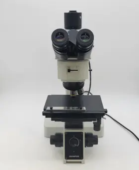Mx51 Olympus Microscope Semiconductor Inspection Metallurgy With Trinocular Head #3