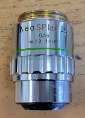 Neosplan20 Olympus 0.46 /- F 180 Ic20 Microscope Objective Lens