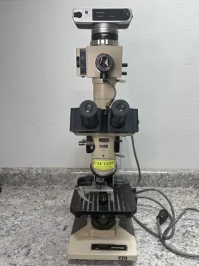 Ol518 Olympus Bh2 Bhtu Polarizing Wave Plate Trinocular Microscope Olm