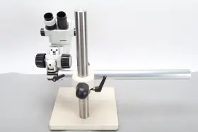 Sz4045esd Olympus Microscope Head With Nikon Mount And Stand - Fair