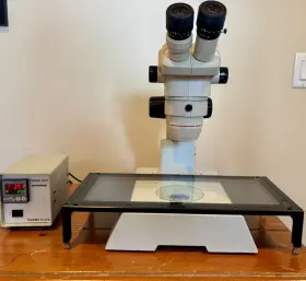 Szx-illk100 Olympus Sz40 Microscope/szx-illk100 Light Base/sz-sts Arm/tokai-hit Heat Plate