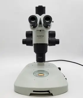 Szx10 Olympus Stereo Microscope With Trinocular Head And Transmitted Light Base #3