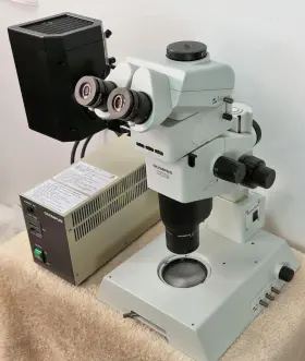 Szx9 Olympus Fluorecent Light Trinocular Stereo Microscope Set With Extras Nice #2