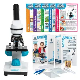 Omano 858620003013 Juniorscope Microscope For Kids Kit 8 Scienc