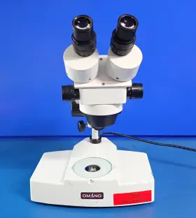 Om2344-b Omano Binocular Stereo Microscope With Boom Lamp And Power Cord