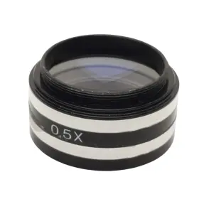Aj538d5aux Omax Auxiliary Objective Lens For B&l Microscope 168mm Wd 0.5x Mag