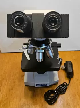 G2019059491 Omax 4/40/100 Lenses Lab Binocular Compound Led Microscope Needs Light Replace #2