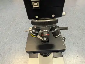 M827 Omax Series Lab Binocular Compound Microscope Used #3