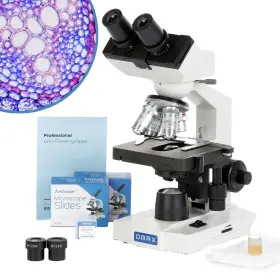 M82essc100lp100 Omax Amscope M82e Series Led Binocular Compound Lab Microscope - 40x-2000x Ma