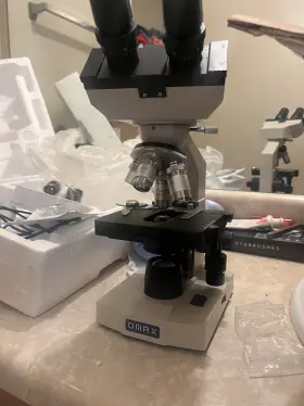 40x-2500x Omax M82ez-c02 Binocular Lab Compound Led Microscope Mechanical Stage Usb Camera