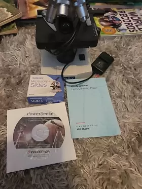 M83ez Omax 40 X -2500 Trinocular Led Lab Compound Microscope With Double Layer #2