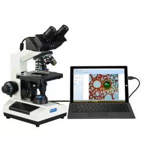 40x-2000x Omax Md827s30l - Built-in 3mp Camera Digital Biological Compound Binoc