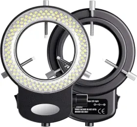 Mc-209 Opqpq Dimmable 144 Led Ring Light Adjustable Microscope Lamp For Tomlov