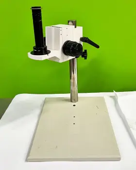 299072 Optem Microscope Z-axis Course/fine 1.5 Inch Pole Stand 16 X 12 Base 10x Optics #2