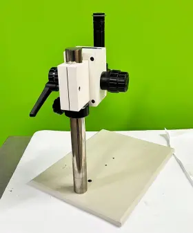 299072 Optem Microscope Z-axis Course/fine 1.5 Inch Pole Stand 16 X 12 Base 10x Optics #3