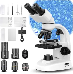 40x-2000x Pallipartners 313049763776 Compound Binocular Microscope Magnification For Adults Kids