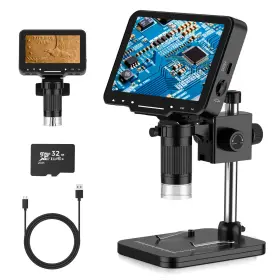 1-1000x Pallipartners 717675222667 Lcd Digital Microscope 4.3 Inch 1080p 10 Megapixels Magnification Zoo