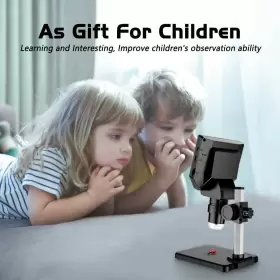 1-1000x Pallipartners 726084678262 Lcd Digital Microscope 4.3 Inch 1080p 10 Megapixels Magnification Zoom #3