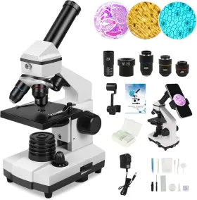 100x-2000x Palobil 726084305106 Microscope For Adults Professional Compound Kids 8-12