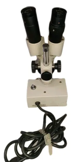 85-1153 Parco Pj Series Compound Stereo Binocular Microscope 10x 2x Total 20x Works