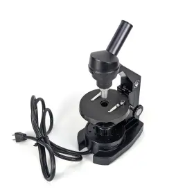 70e1544 Parco Scientific 10x / 0.25 Microscope - Working Vintage Japan Lab Light