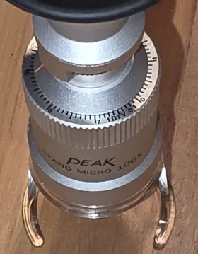 2008-100x Peak 2008-100 Stand Microscope Euc With Protective Case Free Shipping